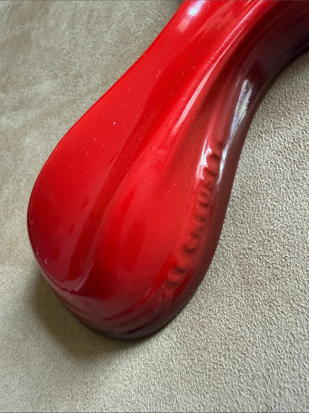 Le Creuset Cherry Red Ceramic Spoon Rest